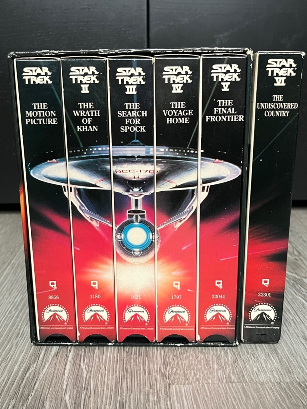 Vintage Star Trek VHS Movie Collection Box Set